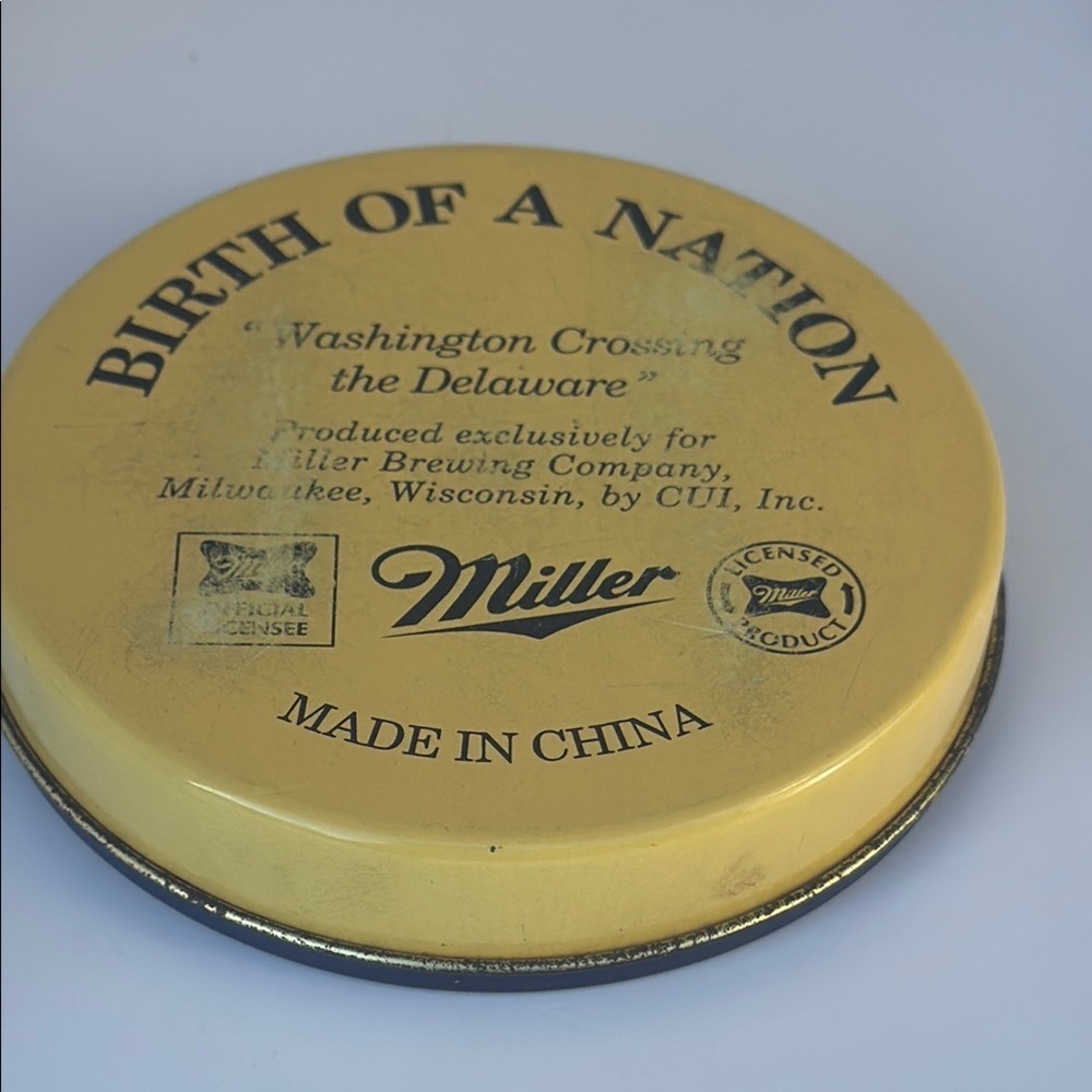 Miller Birth of a Nation Tin coaster set - Picture 4 of 5